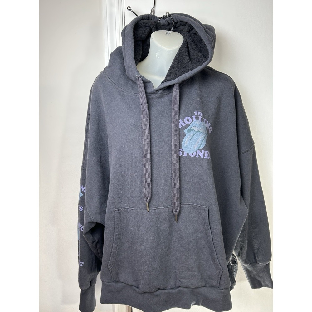 American Eagle AE Rolling Stones Seriously Huggable Hoodie Sz Large‎ Sweatshirt - Picture 10 of 10